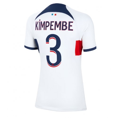 Paris Saint-Germain Presnel Kimpembe #3 Gostujuci Dres za Ženska 2023-24 Kratak Rukav